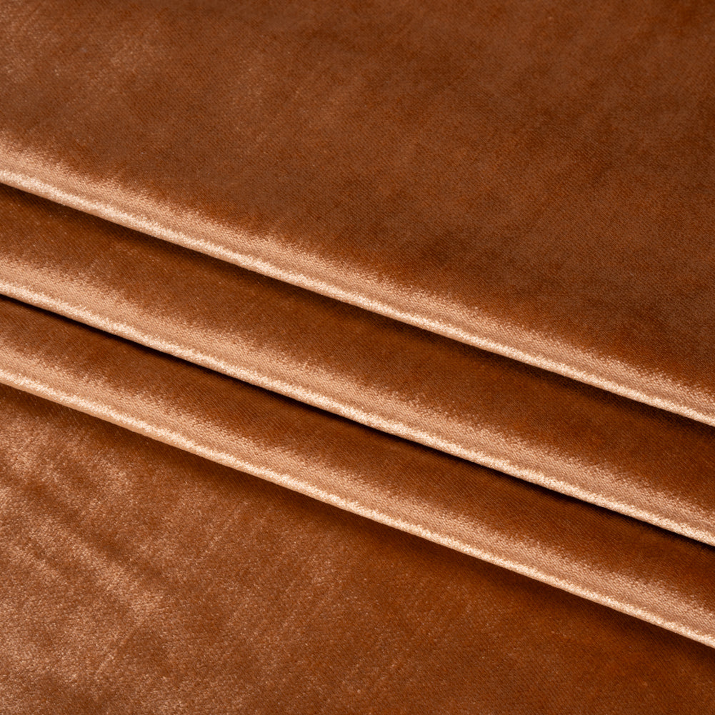 Textured Upholstery Velvet - Guava - Ainslie Collection Folded Textured Upholstery Velvet - Guava - Ainslie Collection Folded