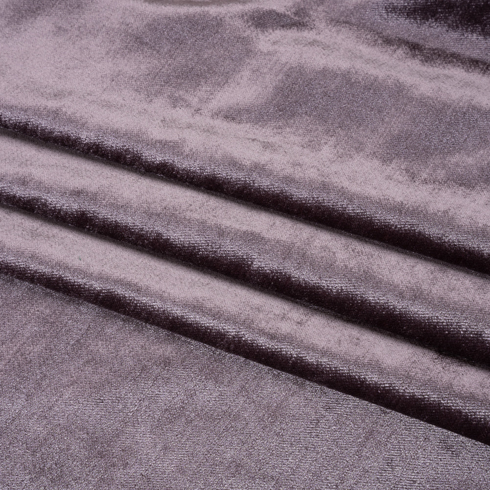 Textured Upholstery Velvet - Lilac - Ainslie Collection Folded Textured Upholstery Velvet - Lilac - Ainslie Collection Folded