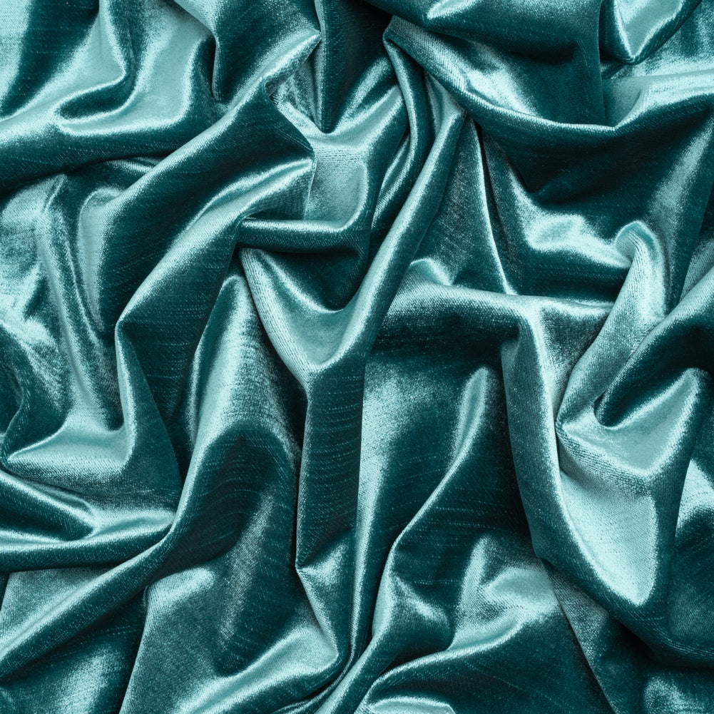 Textured Upholstery Velvet - Peacock - Ainslie Collection Textured Upholstery Velvet - Peacock - Ainslie Collection