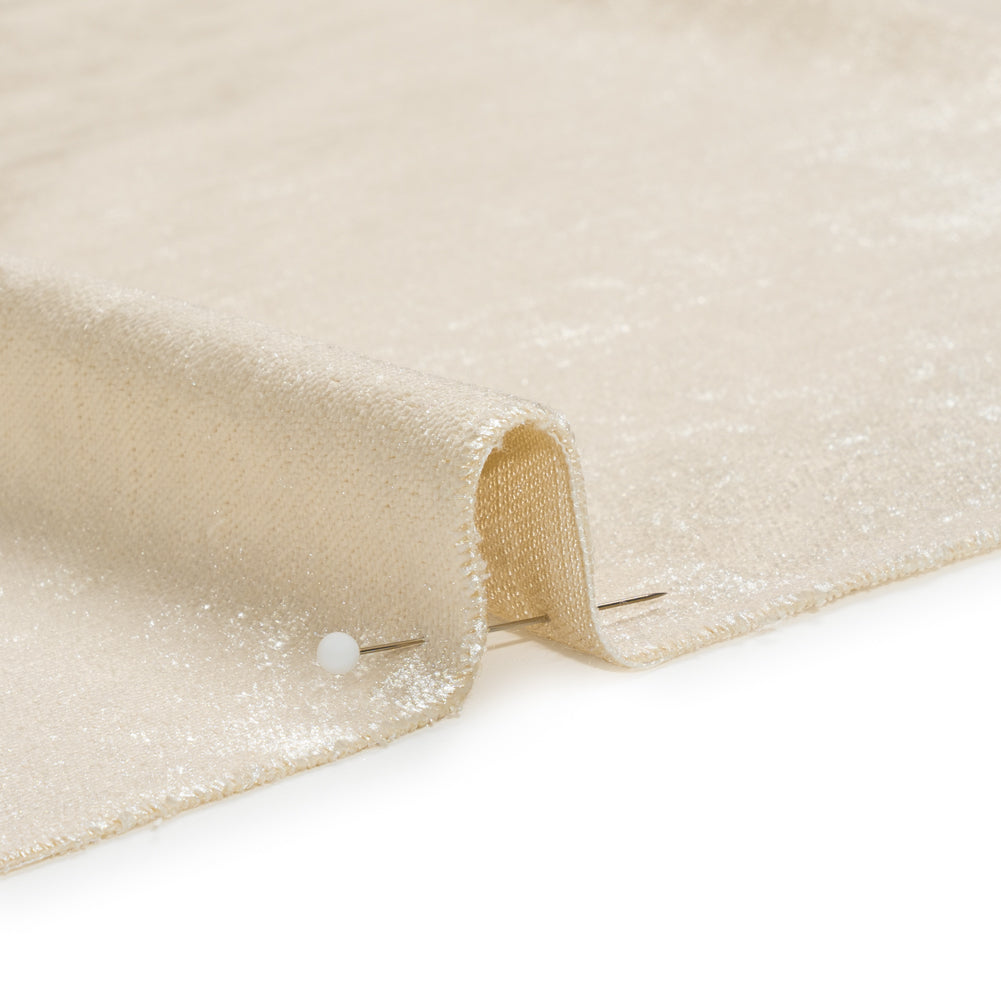 Textured Upholstery Velvet - Snow - Ainslie Collection Detail Textured Upholstery Velvet - Snow - Ainslie Collection Detail