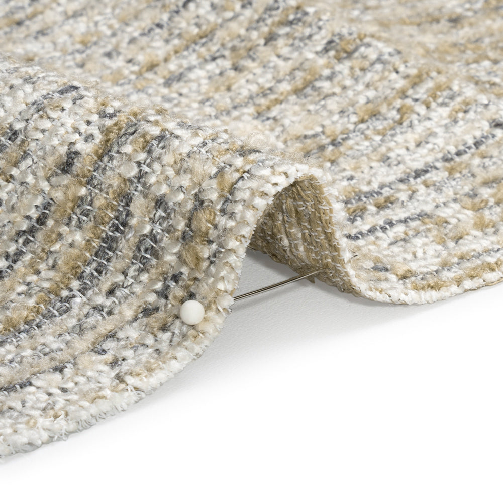 Upholstery Boucle - Stone Stripes - Valemount Collection Detail Upholstery Boucle - Stone Stripes - Valemount Collection Detail