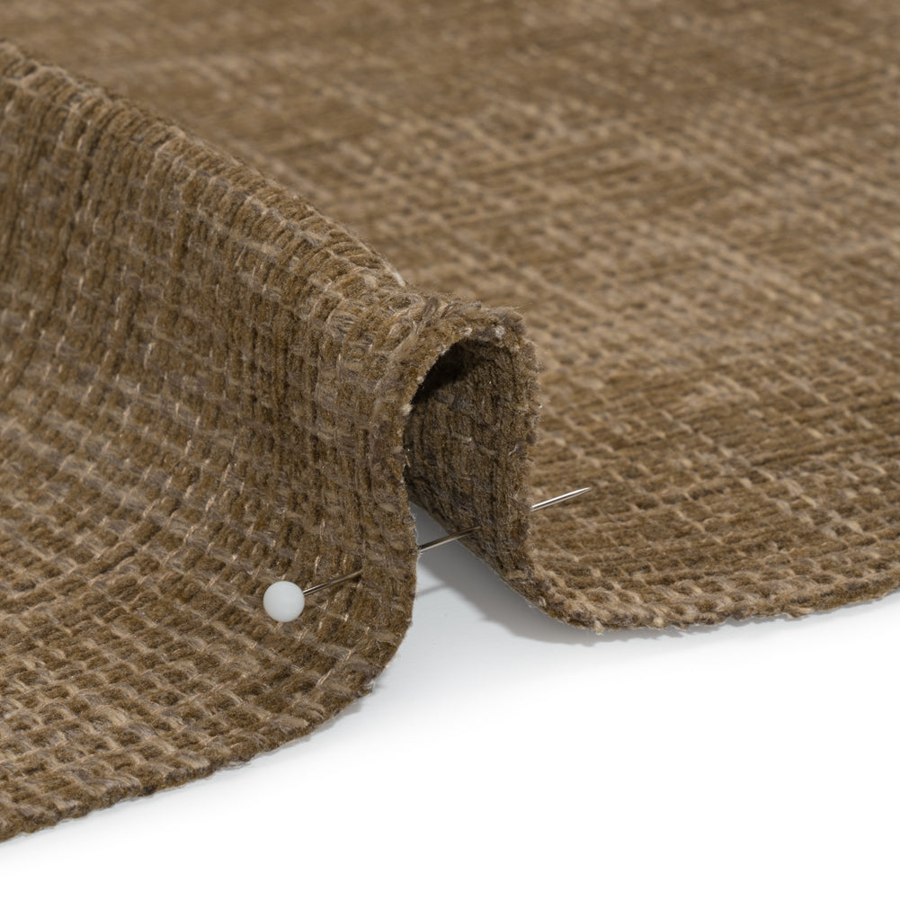Tweedy Chenille Upholstery Woven - Cocoa - Hartsmere Collection Detail Tweedy Chenille Upholstery Woven - Cocoa - Hartsmere Collection Detail