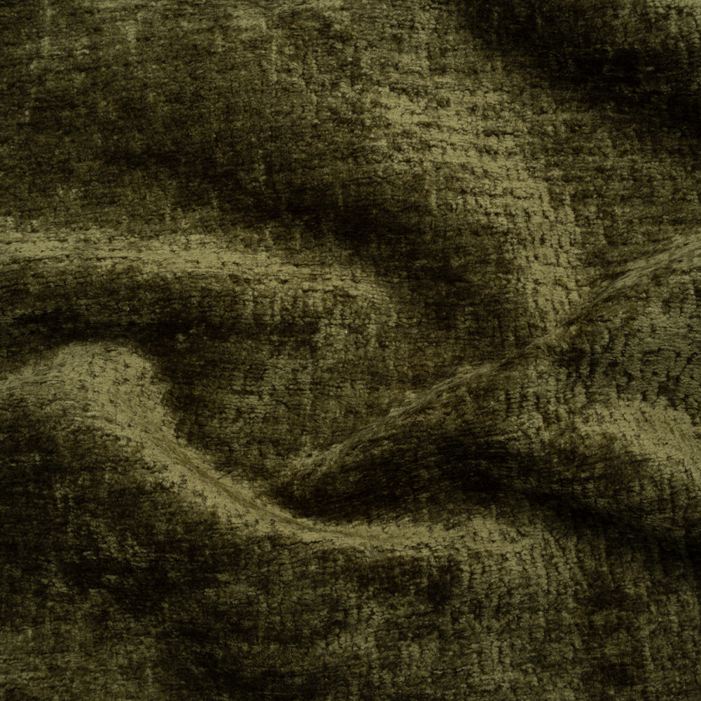 Textured Upholstery Chenille - Grass - Odie Collection Textured Upholstery Chenille - Grass - Odie Collection