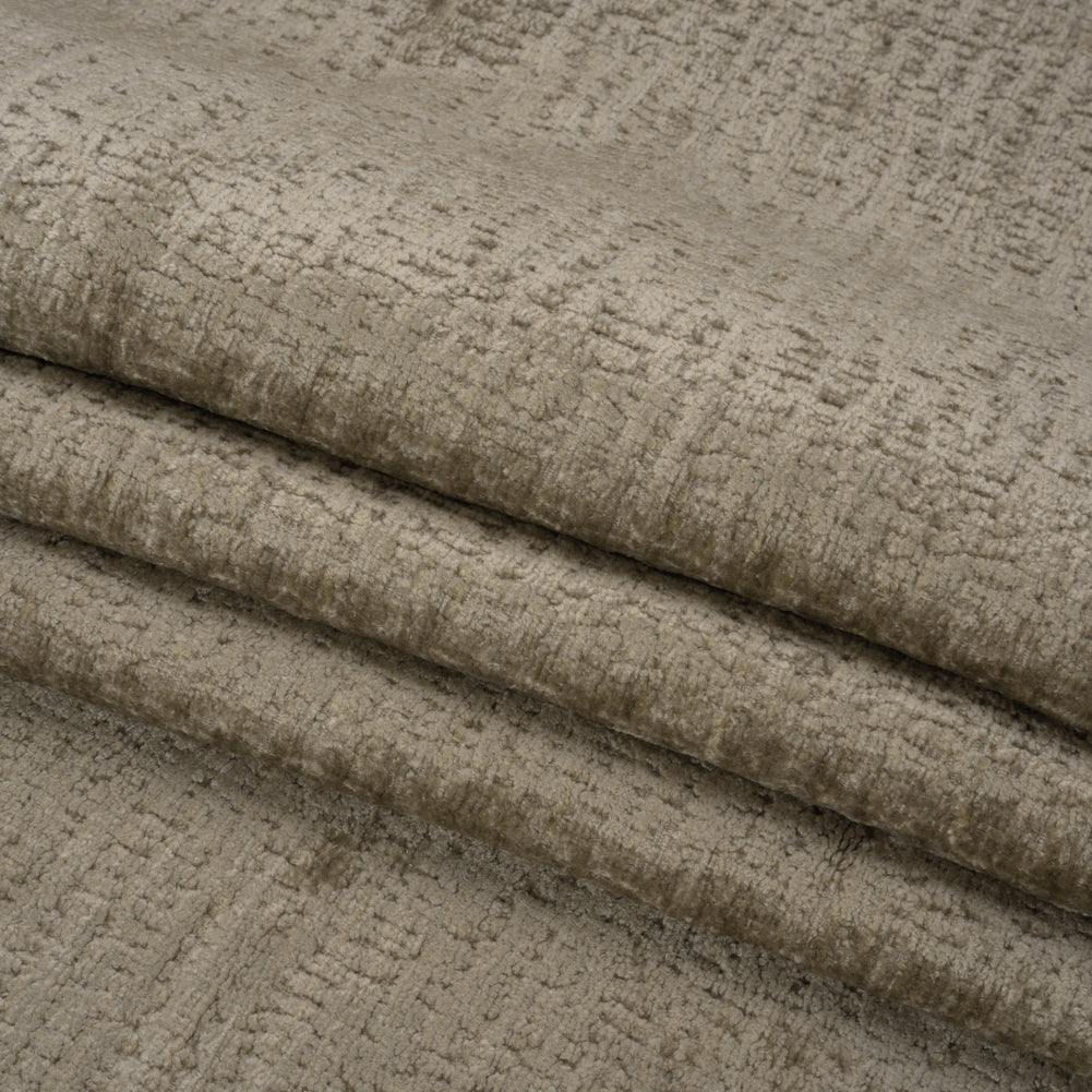 Textured Upholstery Chenille - Linen - Odie Collection Folded Textured Upholstery Chenille - Linen - Odie Collection Folded