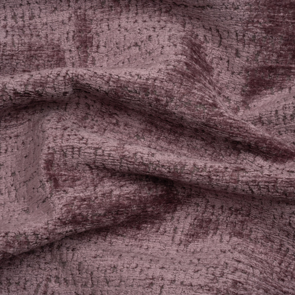 Textured Upholstery Chenille - Orchid - Odie Collection Textured Upholstery Chenille - Orchid - Odie Collection