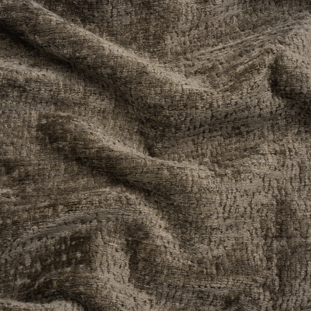 Textured Upholstery Chenille - Otter - Odie Collection Textured Upholstery Chenille - Otter - Odie Collection