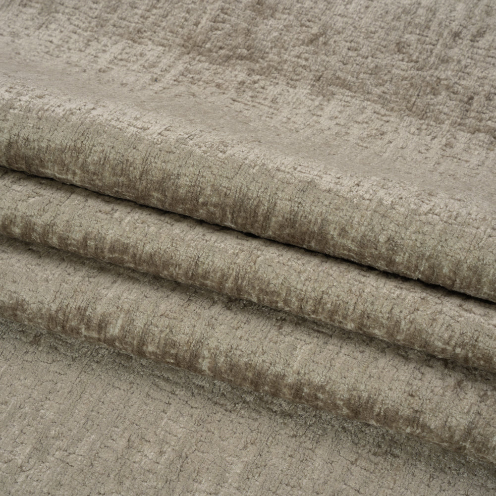 Textured Upholstery Chenille - Parchment - Odie Collection Folded Textured Upholstery Chenille - Parchment - Odie Collection Folded