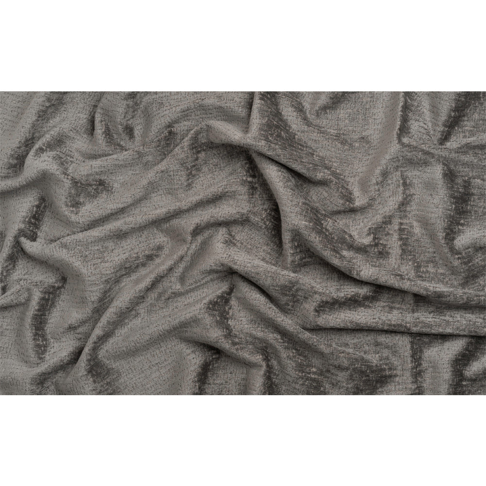 Textured Upholstery Chenille - Platinum - Odie Collection Full Textured Upholstery Chenille - Platinum - Odie Collection Full