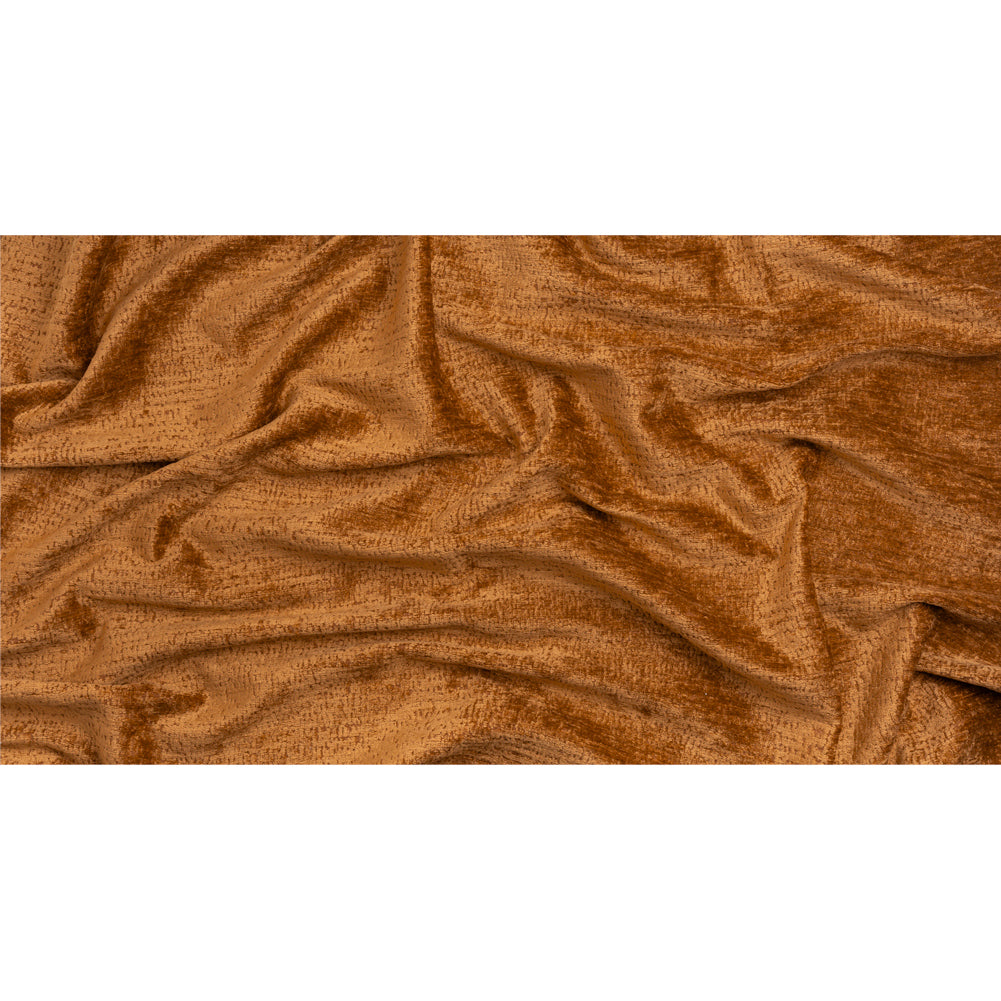 Textured Upholstery Chenille - Pumpkin - Odie Collection Full Textured Upholstery Chenille - Pumpkin - Odie Collection Full