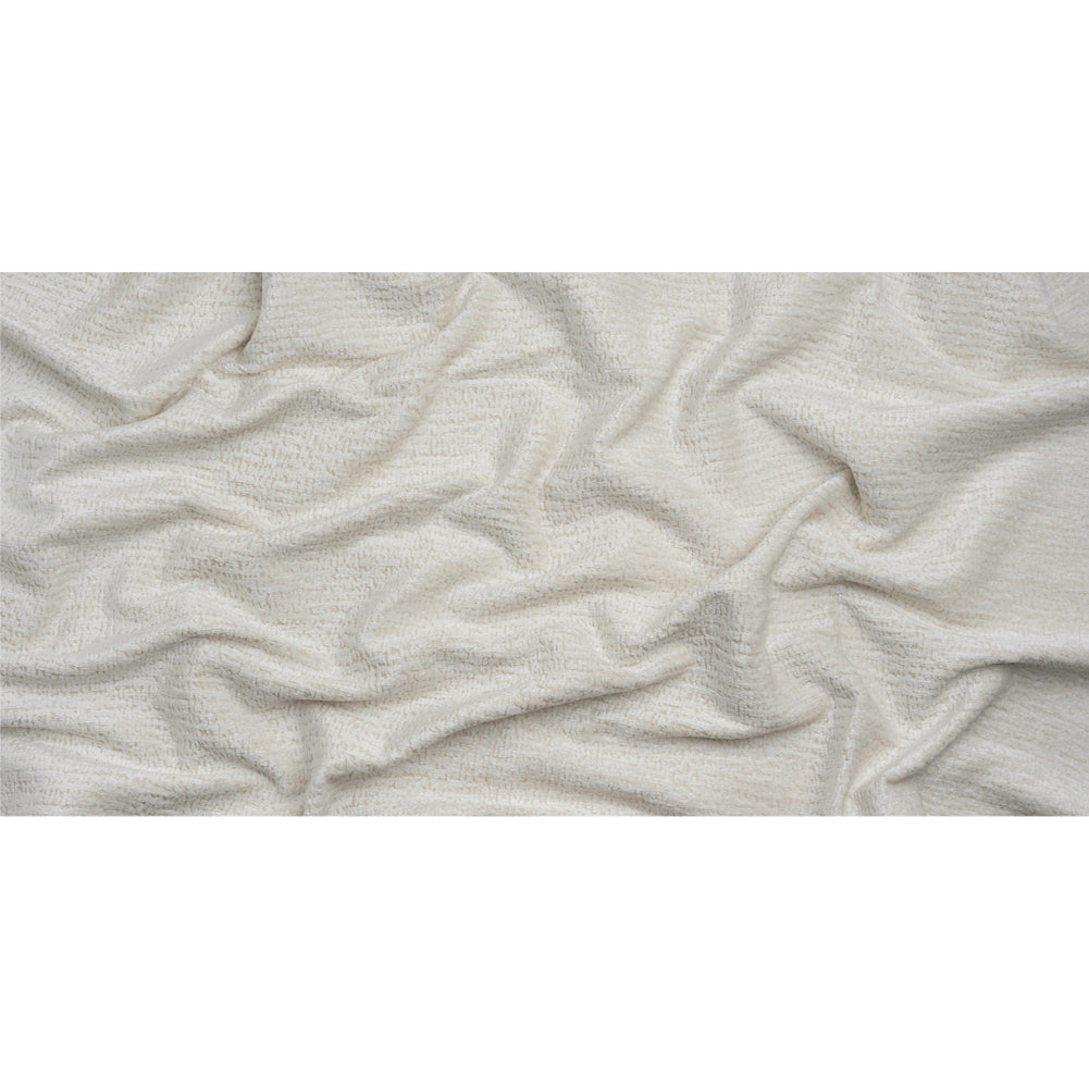 Textured Upholstery Chenille - White Hot - Odie Collection Full Textured Upholstery Chenille - White Hot - Odie Collection Full