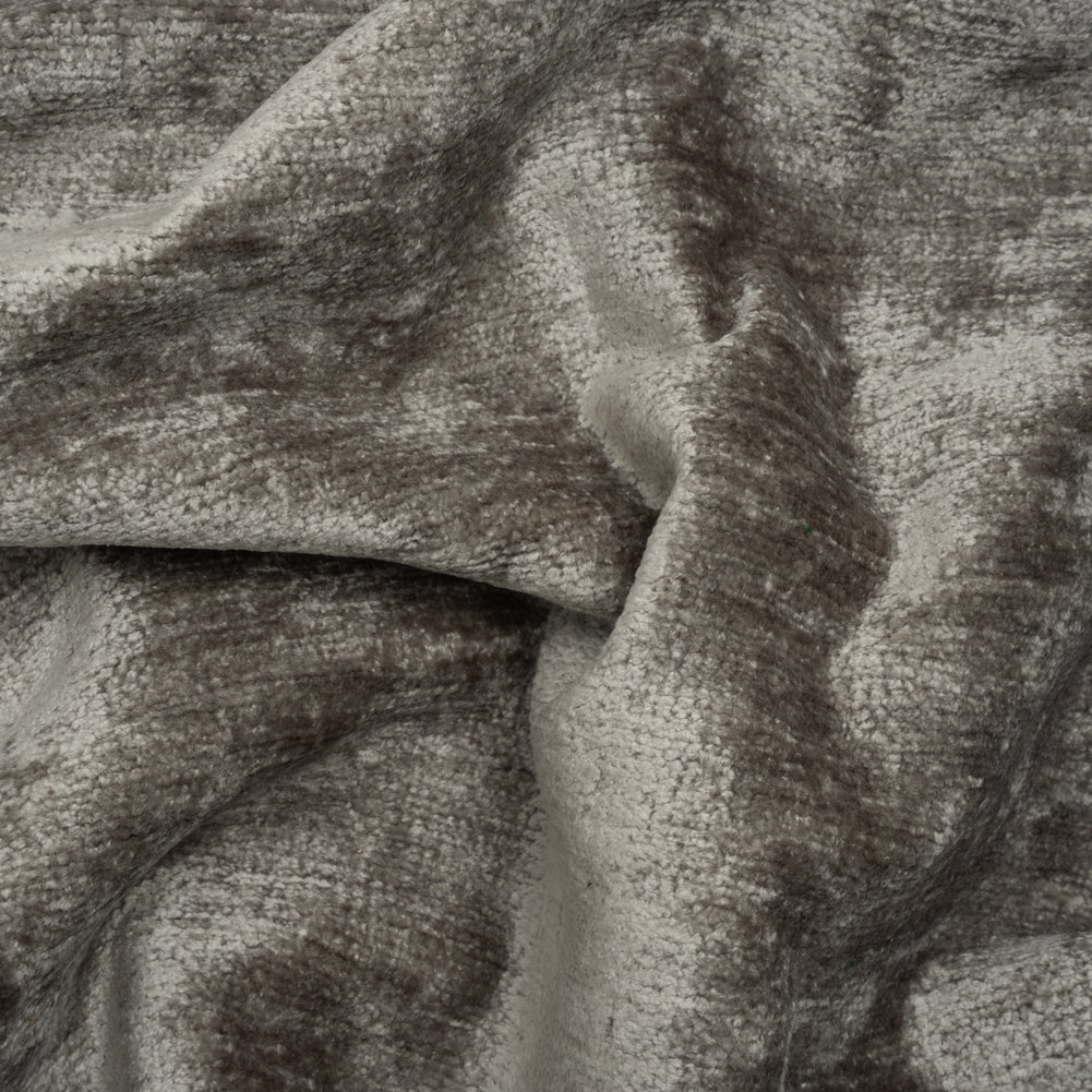 Upholstery Chenille - Cement Monotone Abstract - Timbrell Collection Upholstery Chenille - Cement Monotone Abstract - Timbrell Collection
