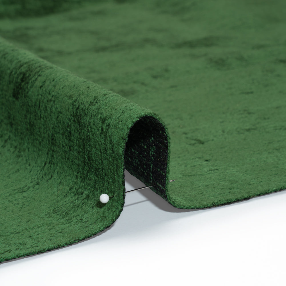 Upholstery Chenille - Emerald Monotone Abstract - Timbrell Collection Detail Upholstery Chenille - Emerald Monotone Abstract - Timbrell Collection Detail