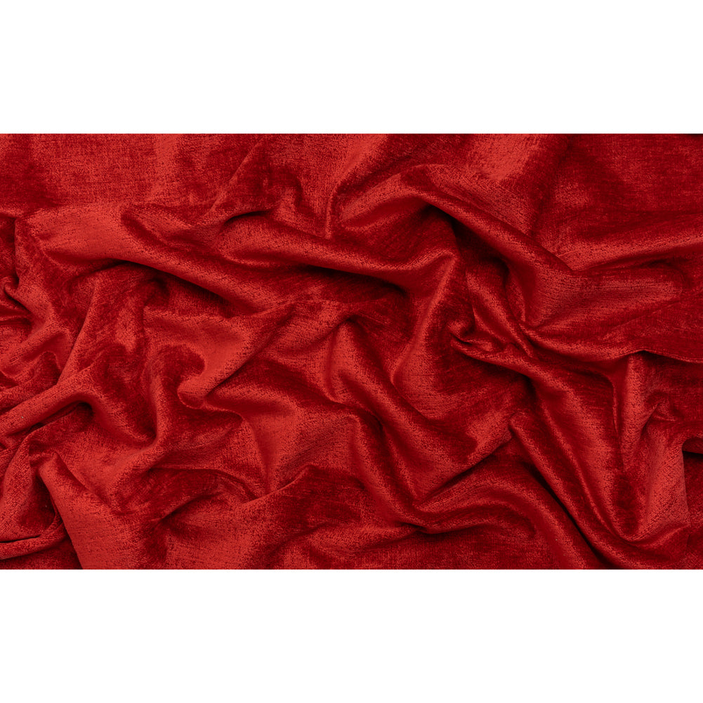 Upholstery Chenille - Red It Monotone Abstract - Timbrell Collection Full Upholstery Chenille - Red It Monotone Abstract - Timbrell Collection Full