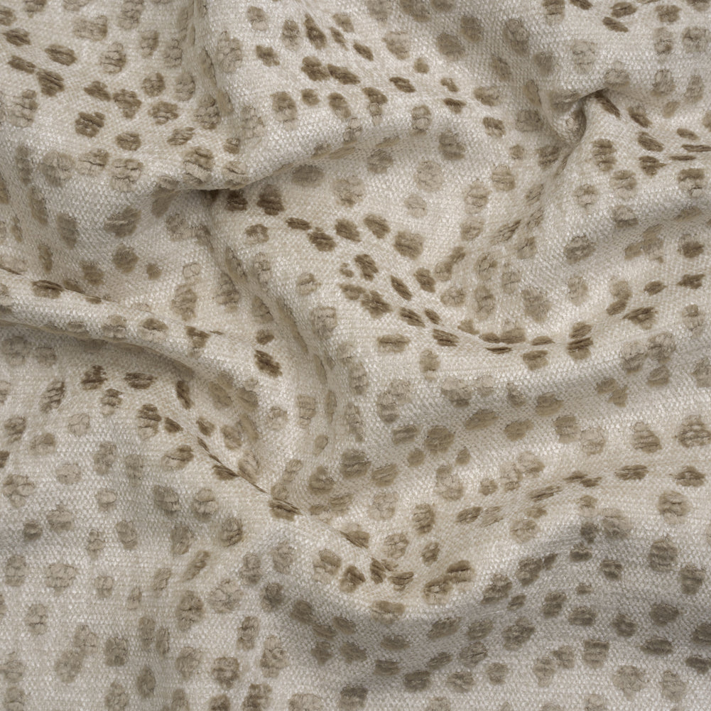 Upholstery Chenille - Toast Spotted - Piperhill Collection Upholstery Chenille - Toast Spotted - Piperhill Collection