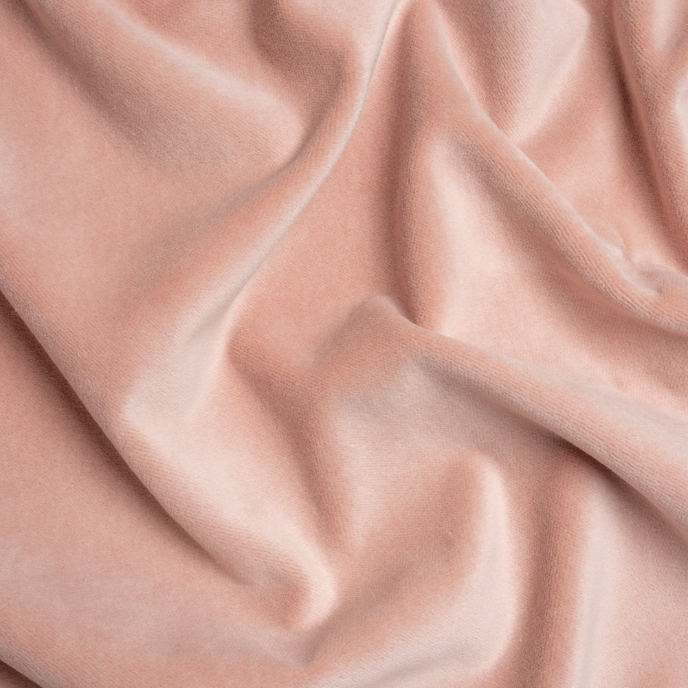 Cotton and Polyester Upholstery Velvet - Blush - Banton Collection Cotton and Polyester Upholstery Velvet - Blush - Banton Collection
