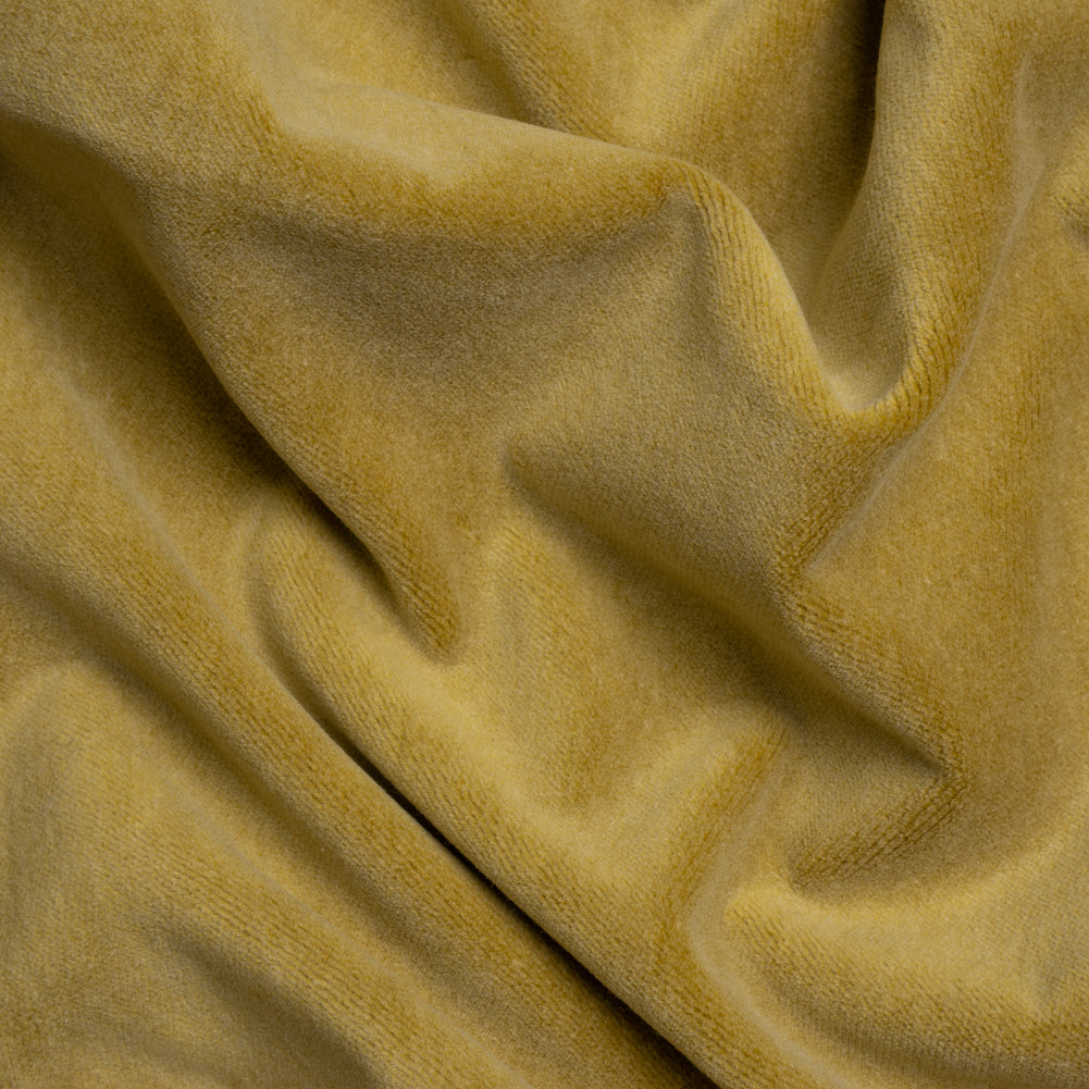 Cotton and Polyester Upholstery Velvet - Citron - Banton Collection Cotton and Polyester Upholstery Velvet - Citron - Banton Collection
