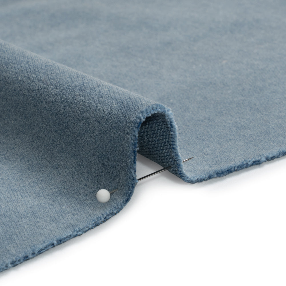 Cotton and Polyester Upholstery Velvet - Denim - Banton Collection Detail Cotton and Polyester Upholstery Velvet - Denim - Banton Collection Detail