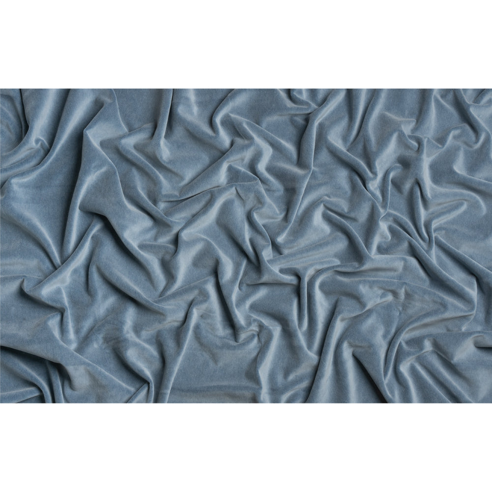 Cotton and Polyester Upholstery Velvet - Denim - Banton Collection Full Cotton and Polyester Upholstery Velvet - Denim - Banton Collection Full