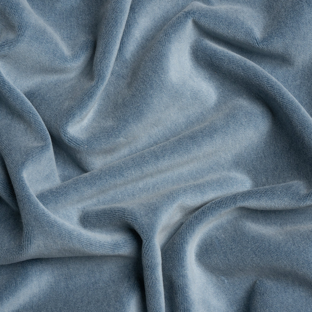 Cotton and Polyester Upholstery Velvet - Denim - Banton Collection Cotton and Polyester Upholstery Velvet - Denim - Banton Collection