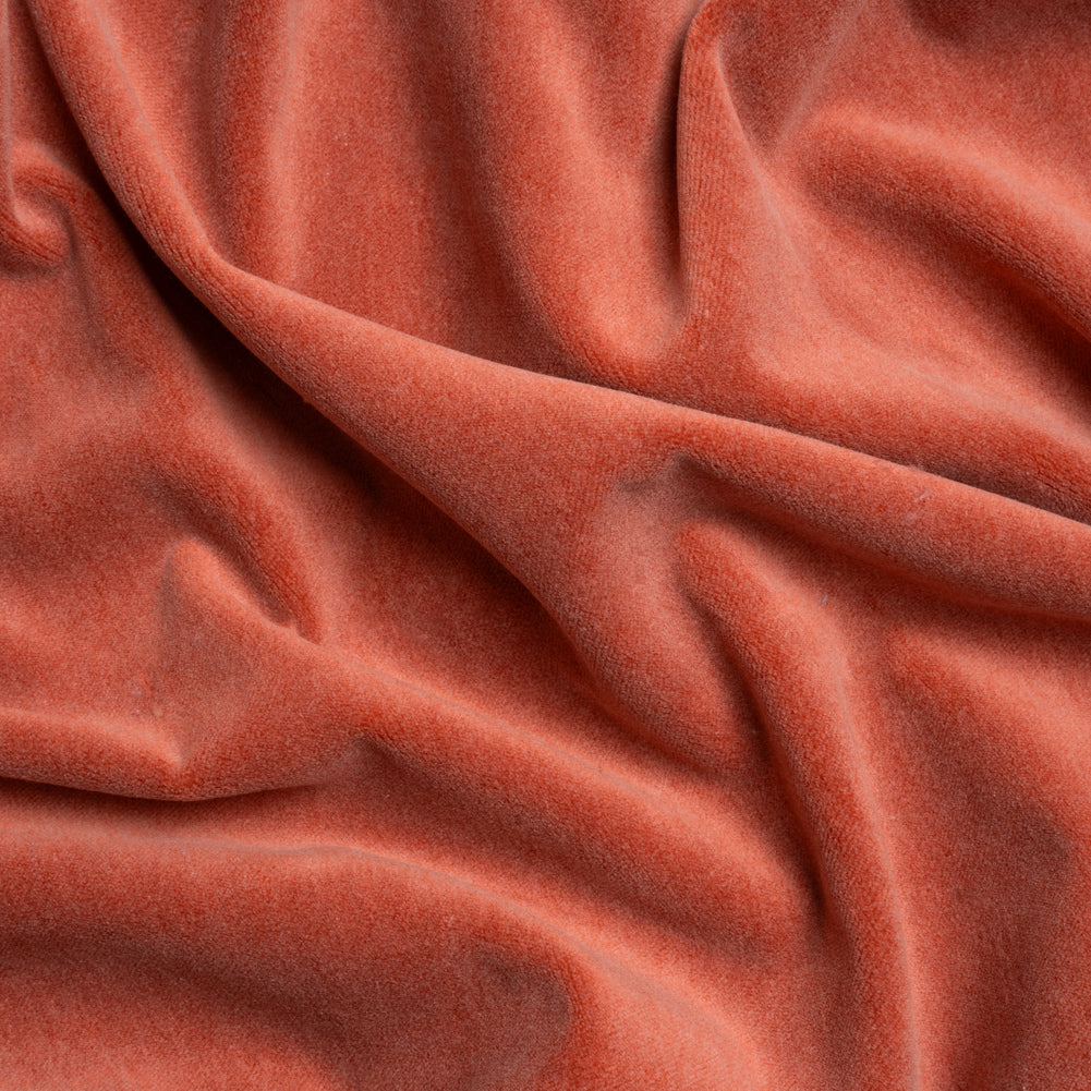 Cotton and Polyester Upholstery Velvet - Fire - Banton Collection Cotton and Polyester Upholstery Velvet - Fire - Banton Collection