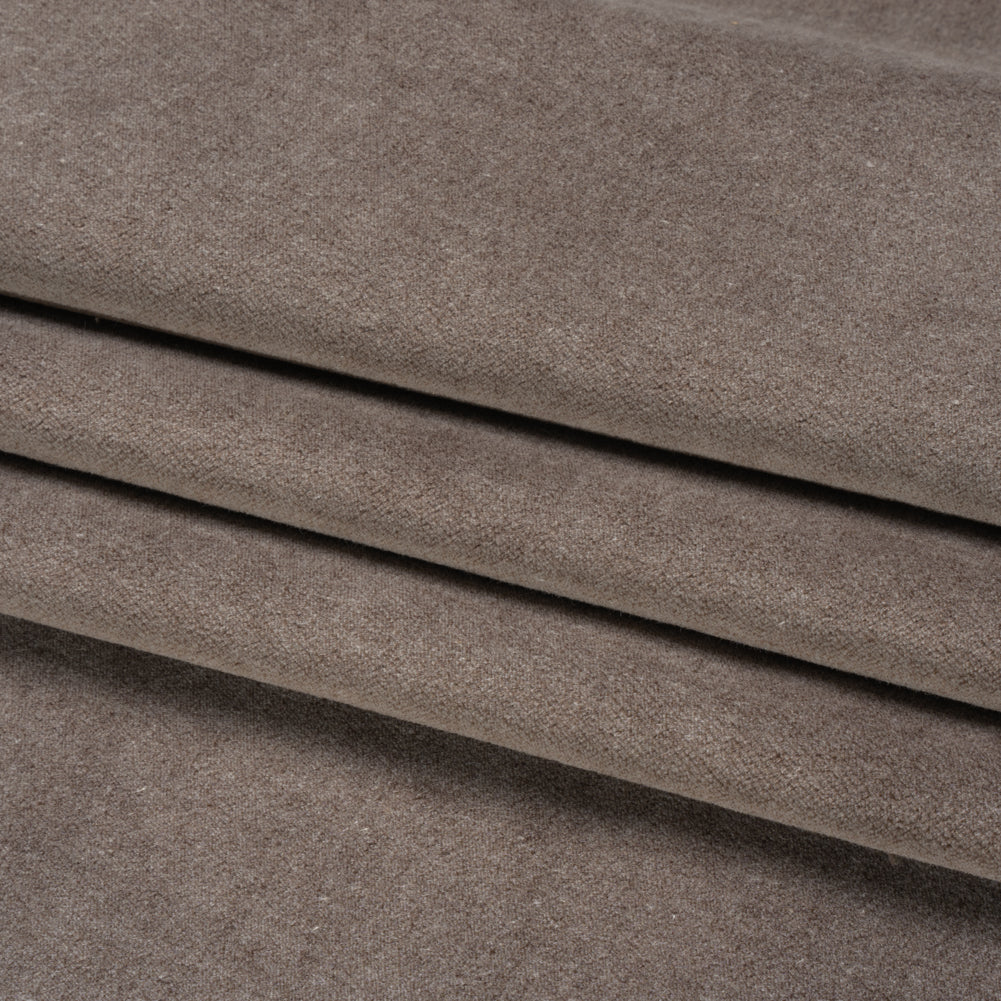 Cotton and Polyester Upholstery Velvet - Graphite - Banton Collection Folded Cotton and Polyester Upholstery Velvet - Graphite - Banton Collection Folded