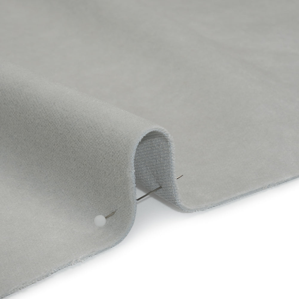 Cotton and Polyester Upholstery Velvet - Ice - Banton Collection - Detail Cotton and Polyester Upholstery Velvet - Ice - Banton Collection - Detail
