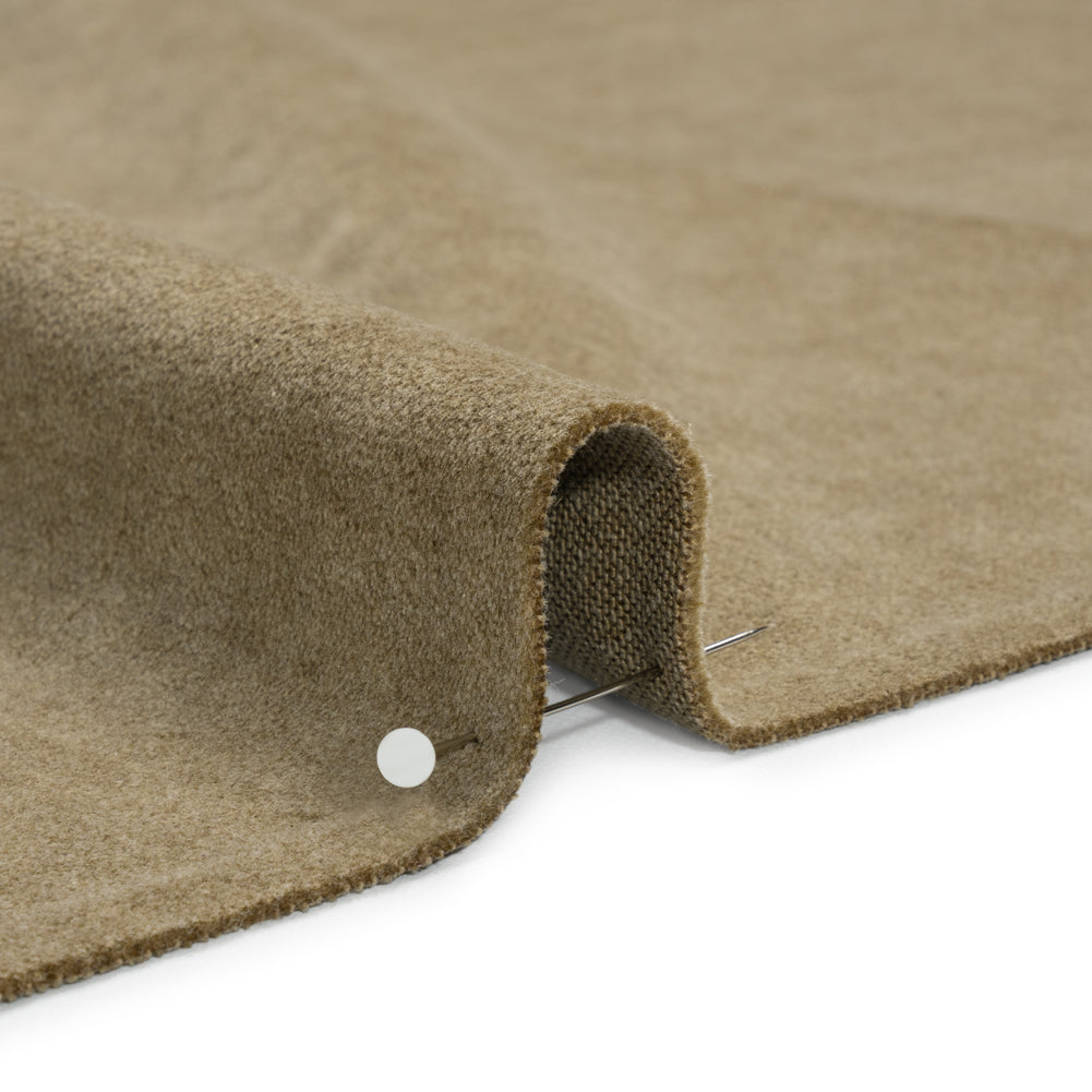 Cotton and Polyester Upholstery Velvet - Pebble - Banton Collection Detail Cotton and Polyester Upholstery Velvet - Pebble - Banton Collection Detail