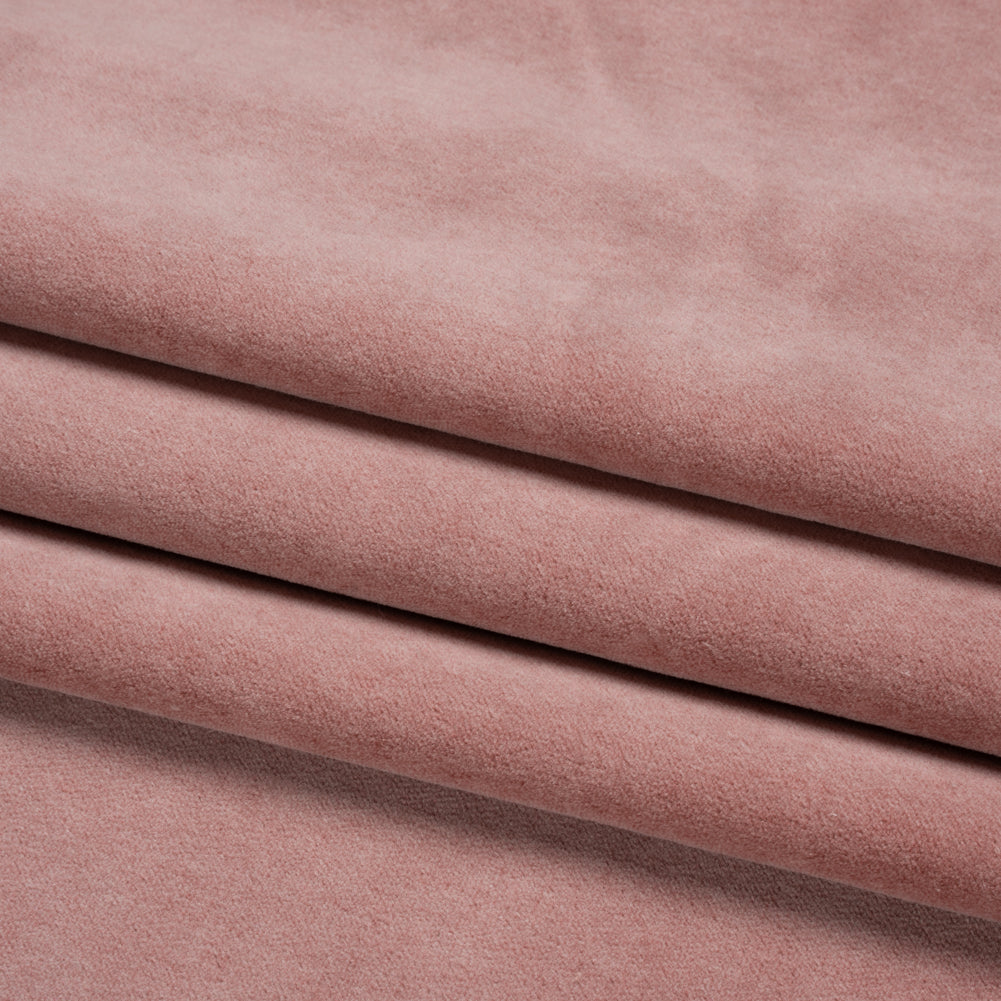 Cotton and Polyester Upholstery Velvet - Petal - Banton Collection Folded Cotton and Polyester Upholstery Velvet - Petal - Banton Collection Folded