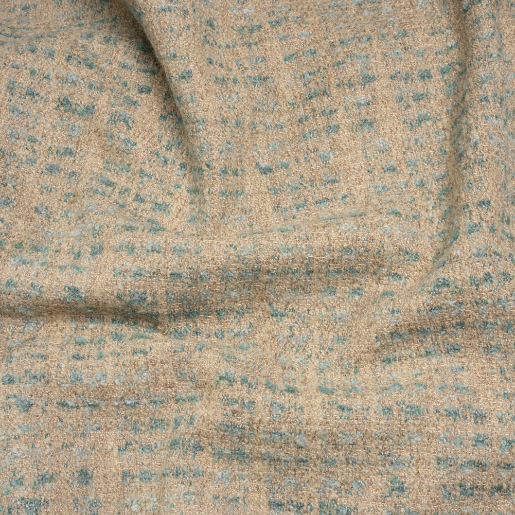 Tweedy Upholstery Boucle - Aqua - Torlea Collection Tweedy Upholstery Boucle - Aqua - Torlea Collection