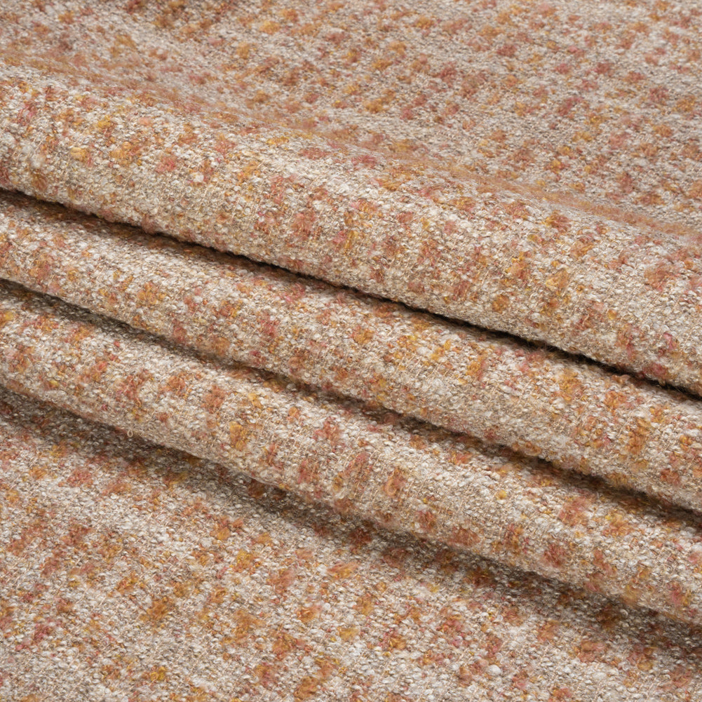 Tweedy Upholstery Boucle - Cameo - Torlea Collection Folded Tweedy Upholstery Boucle - Cameo - Torlea Collection Folded