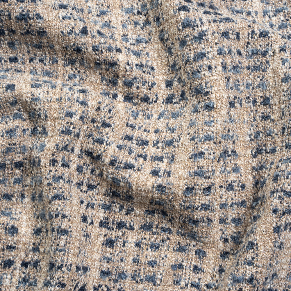 Tweedy Upholstery Boucle - Indigo - Torlea Collection Tweedy Upholstery Boucle - Indigo - Torlea Collection