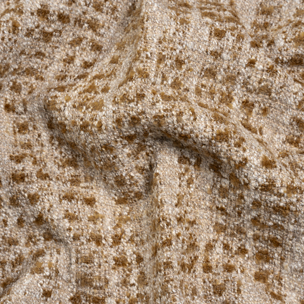 Tweedy Upholstery Boucle - Khaki - Torlea Collection Tweedy Upholstery Boucle - Khaki - Torlea Collection