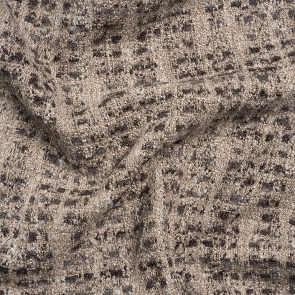 Tweedy Upholstery Boucle - Mocha - Torlea Collection Tweedy Upholstery Boucle - Mocha - Torlea Collection