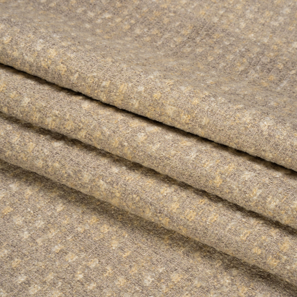 Tweedy Upholstery Boucle - Sand - Torlea Collection Folded Tweedy Upholstery Boucle - Sand - Torlea Collection Folded