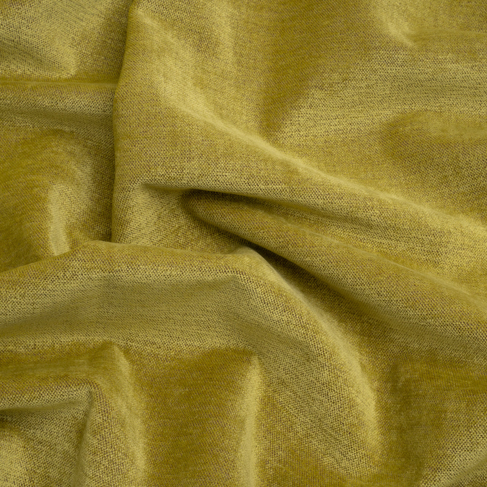 Upholstery Chenille with Latex Backing - Avocado - Tonnet Collection Upholstery Chenille with Latex Backing - Avocado - Tonnet Collection