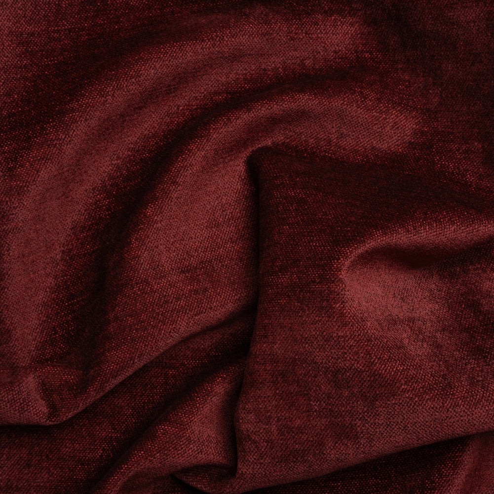 Upholstery Chenille with Latex Backing - Cabernet - Tonnet Collection Upholstery Chenille with Latex Backing - Cabernet - Tonnet Collection