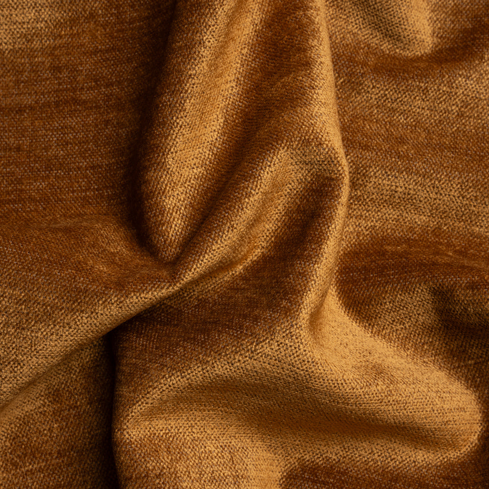 Upholstery Chenille with Latex Backing - Copper - Tonnet Collection Upholstery Chenille with Latex Backing - Copper - Tonnet Collection