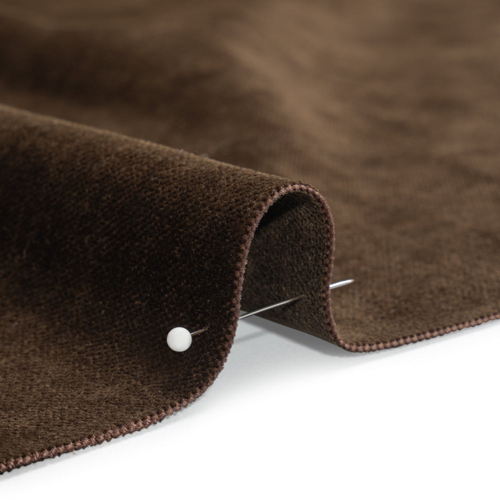 Upholstery Chenille with Latex Backing - Espresso - Tonnet Collection Detail Upholstery Chenille with Latex Backing - Espresso - Tonnet Collection Detail