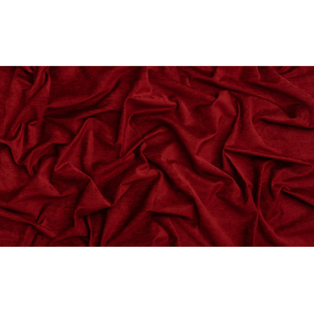 Upholstery Chenille with Latex Backing - Fire Engine - Tonnet Collection Full Upholstery Chenille with Latex Backing - Fire Engine - Tonnet Collection Full