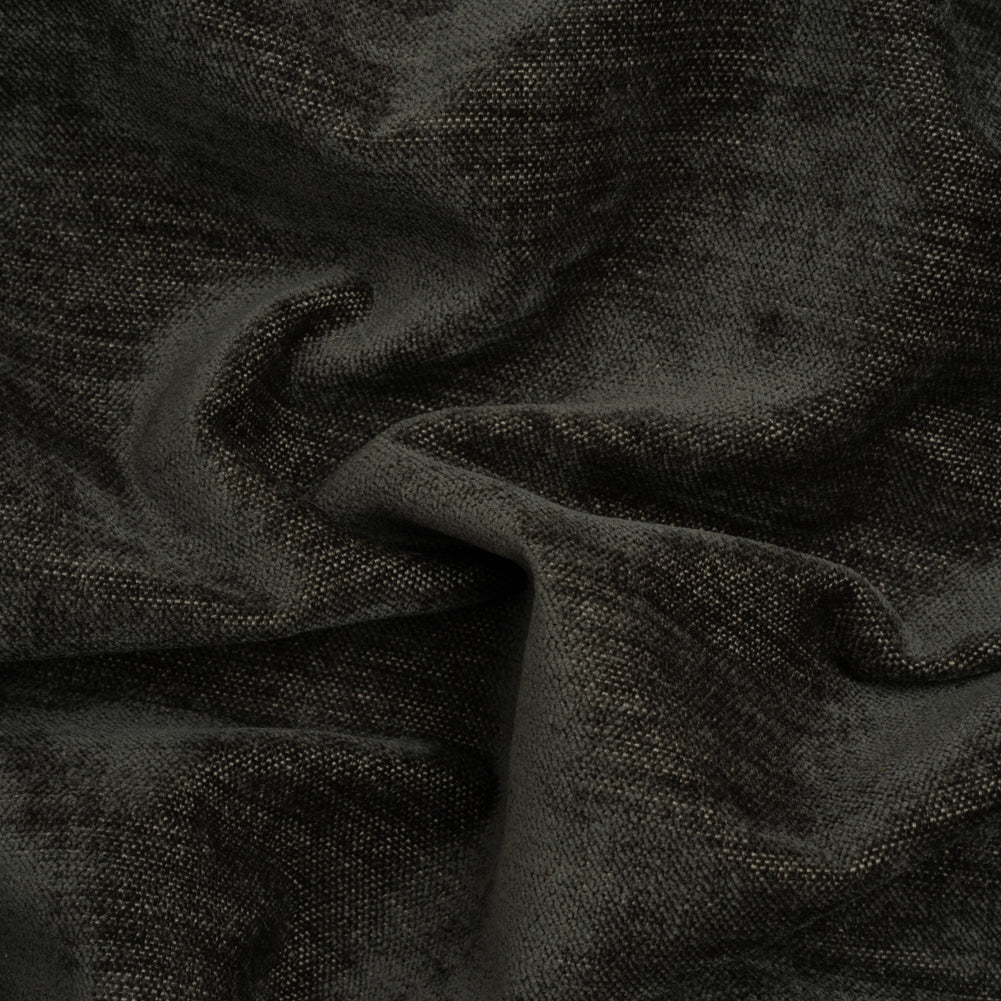 Upholstery Chenille with Latex Backing - Gunmetal - Tonnet Collection Upholstery Chenille with Latex Backing - Gunmetal - Tonnet Collection