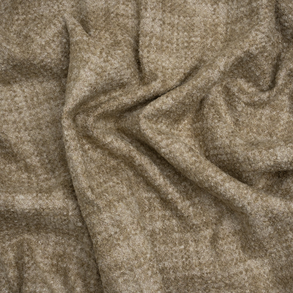 Tweed Upholstery Boucle with Latex Backing - Linen - Algrove Collection Tweed Upholstery Boucle with Latex Backing - Linen - Algrove Collection