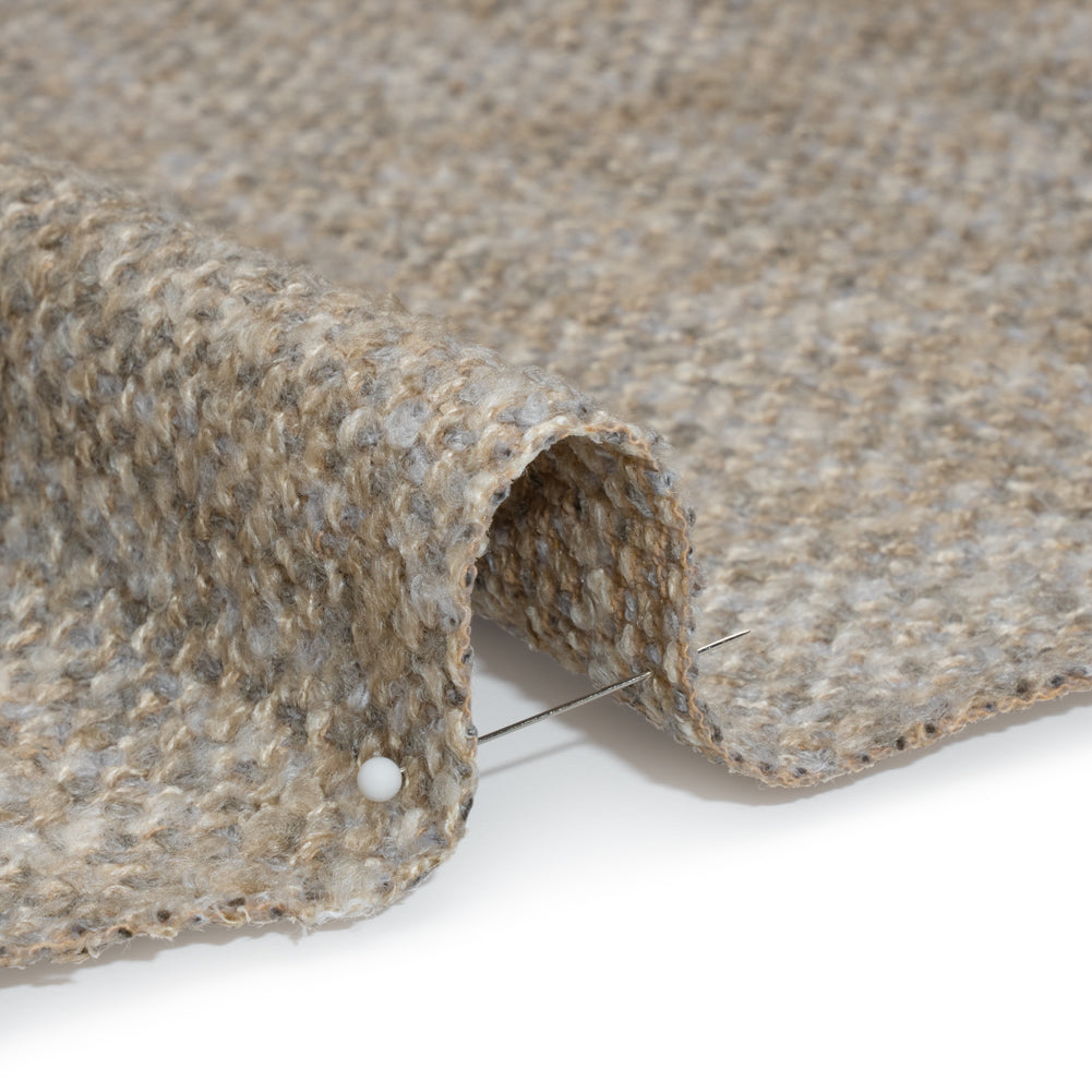 Tweed Upholstery Boucle with Latex Backing - Mineral - Algrove Collection Detail Tweed Upholstery Boucle with Latex Backing - Mineral - Algrove Collection Detail