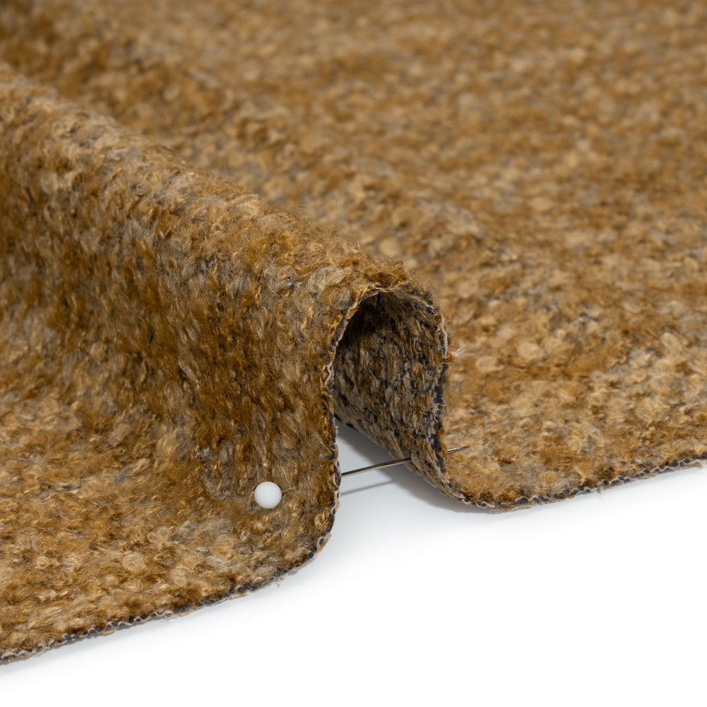 Tweed Upholstery Boucle with Latex Backing - Tiger's Eye - Algrove Collection Detail Tweed Upholstery Boucle with Latex Backing - Tiger's Eye - Algrove Collection Detail