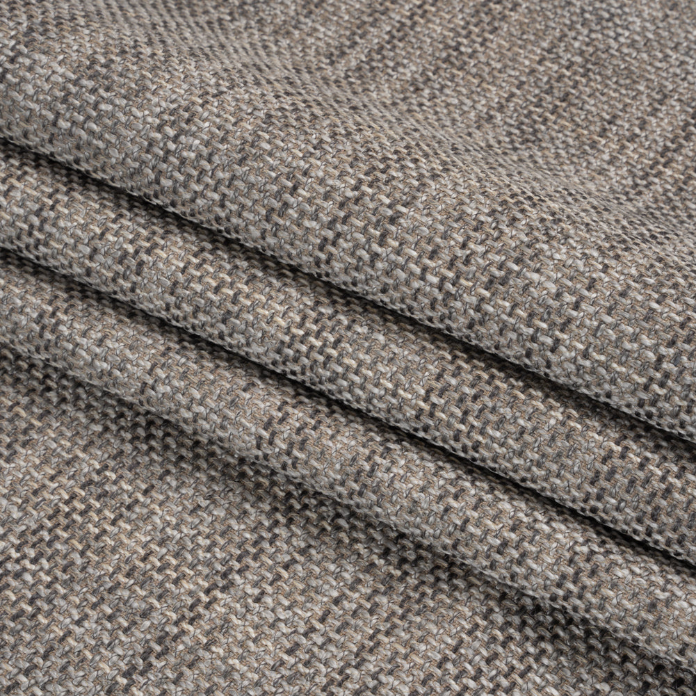 Vernon Silver Upholstery Tweed Folded Vernon Silver Upholstery Tweed Folded