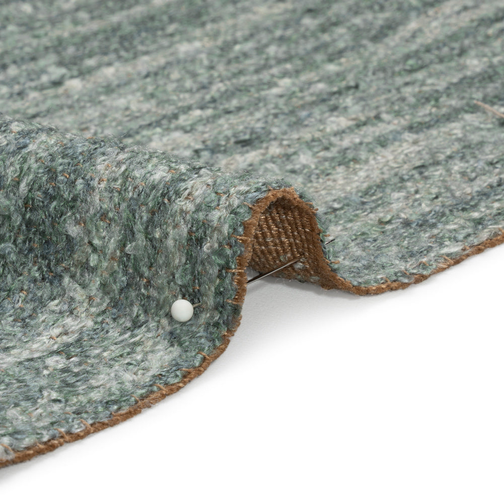 Plush Upholstery Boucle - Haze Striated - Avenir Collection Detail Plush Upholstery Boucle - Haze Striated - Avenir Collection Detail
