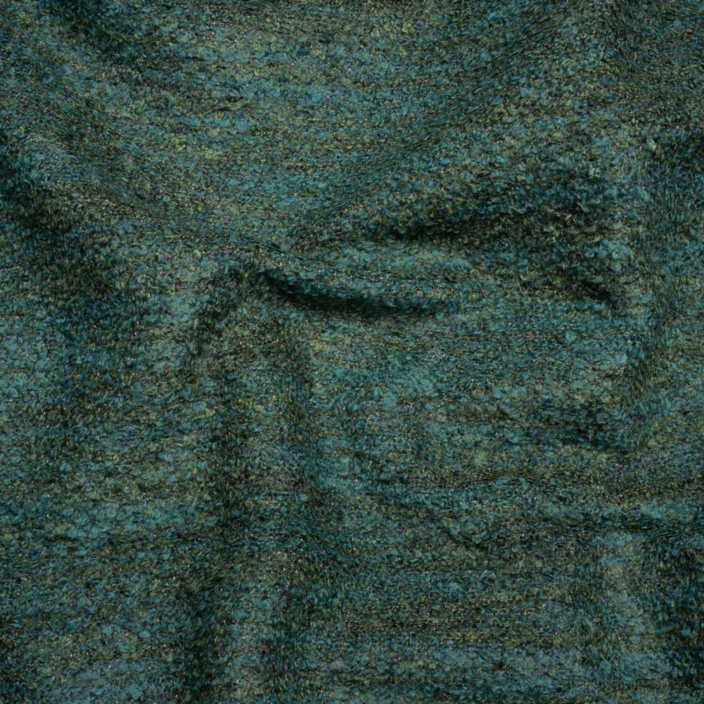 Plush Upholstery Boucle - Marine Striated - Avenir Collection Plush Upholstery Boucle - Marine Striated - Avenir Collection