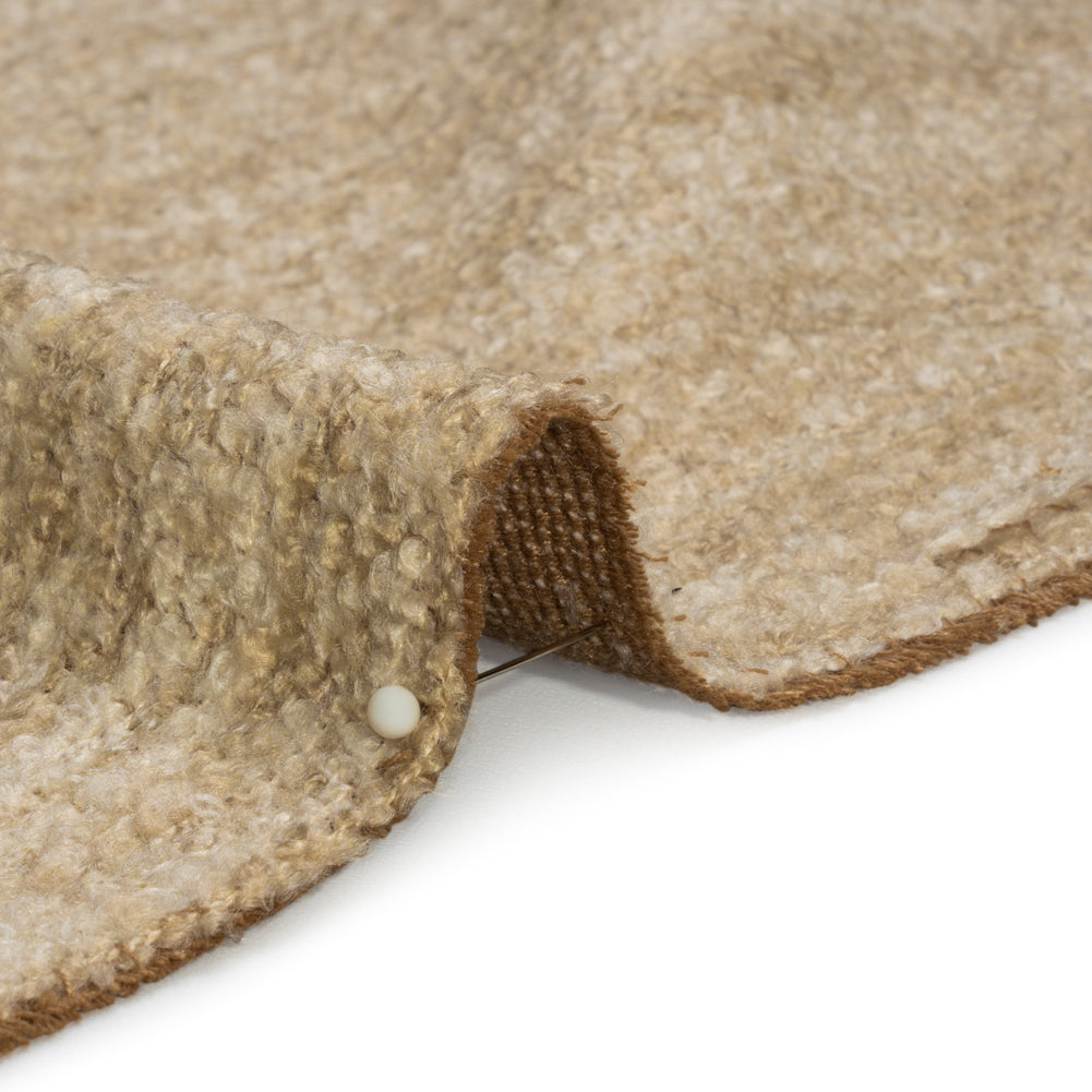 Plush Upholstery Boucle - Mineral Striated - Avenir Collection Detail Plush Upholstery Boucle - Mineral Striated - Avenir Collection Detail