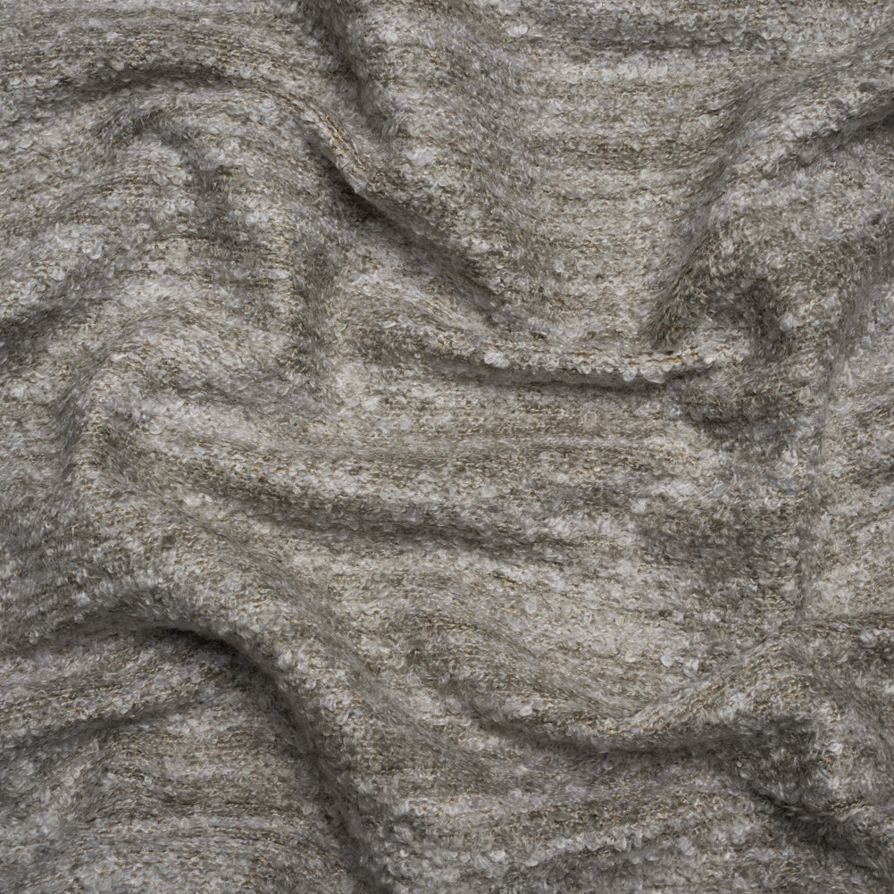 Plush Upholstery Boucle - Pebble Striated - Avenir Collection Plush Upholstery Boucle - Pebble Striated - Avenir Collection
