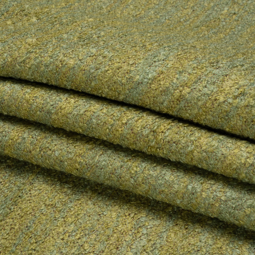 Plush Upholstery Boucle - Willow Striated - Avenir Collection Folded Plush Upholstery Boucle - Willow Striated - Avenir Collection Folded