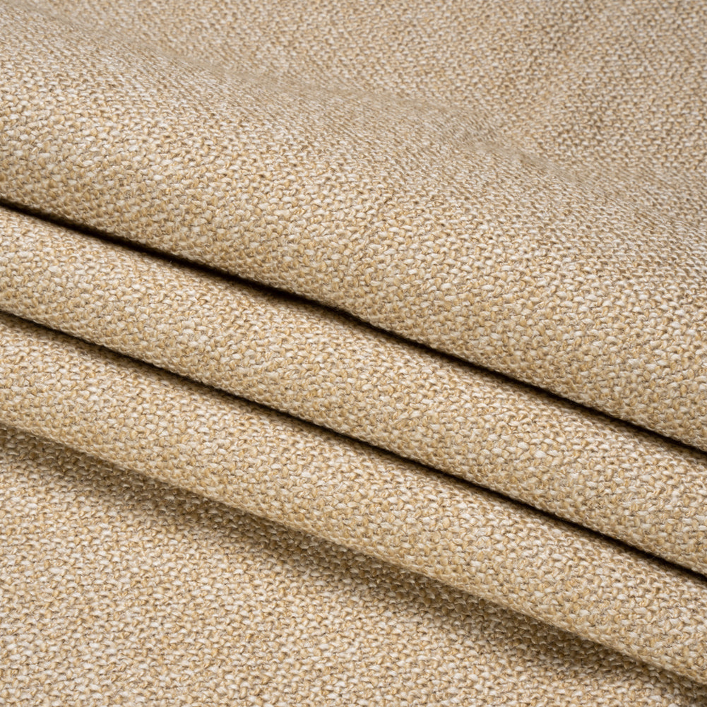 Upholstery Tweed with Latex Backing - Beige - Wyverstone Collection Folded Upholstery Tweed with Latex Backing - Beige - Wyverstone Collection Folded